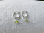 Peridot Hoop Earrings