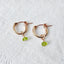 Peridot Hoop Earrings