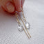 Clear Quartz Crystal Earrings