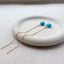 Turquoise Threader Earrings
