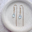 March Birthstone Aquamarine Earrings