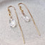 Clear Quartz Crystal Earrings
