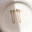 Stud Chain Earrings