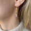 Clear Quartz Crystal Earrings