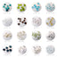 a birthstone guide showing photos of each birthstone and the corresponding month written below