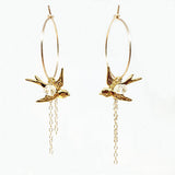 sparrow hoop earrings - Lolabean