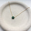 Dainty Emerald Necklace