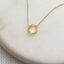 14k Gold Citrine Necklace - Lolabean