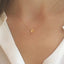 14k Gold Citrine Necklace - Lolabean