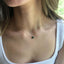 14K Gold Emerald Necklace - Lolabean