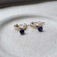 Sapphire Hoop Earrings