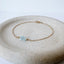 Trio Aquamarine Birthstone Bracelet