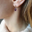 Amethyst Stud Earrings – Dainty February Birthstone Jewelry