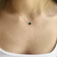 Dainty Emerald Necklace