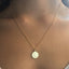 Initial Disc Necklace
