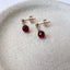 Natural Gemstone Stud Earrings