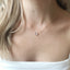 Aquamarine March Birthstone Necklace