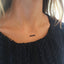 14k Solid Gold Beaded Necklace