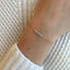 Aquamarine Beaded Birthstone Bracelet