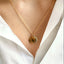 Initial Disc Necklace