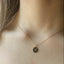 Initial Disc Necklace