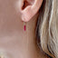 Gemstone Threader Earrings