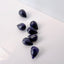 Sapphire teardrop gemstones 