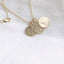 Initial Disc Necklace