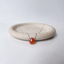 Dainty carnelian necklace in sterling silver