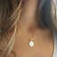 Initial Disc Necklace