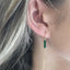 Emerald Threader Earrings - Lolabean