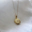 Long Oval Locket Necklace - 14k Gold Filled