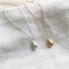 Gold Drop Pendant Necklace