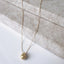 Long Gold Teardrop Pendant Necklace - Lolabean