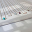 Dainty gold filled gemstone necklace collection including amethyst and aquamarine options