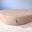 Dainty turquoise teardrop necklace in 14k gold filled - Lolabean