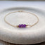 Amethyst Beaded Bracelet - Lolabean