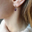 Amethyst Stud Earrings – Dainty February Birthstone Jewelry - Lolabean