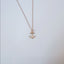 Dainty 14k gold filled anchor charm necklace minimalist nautical jewelry