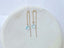 Aquamarine Threader Earrings - Lolabean