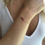 Beaded Ruby Bar Bracelet - Lolabean