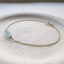Dainty Blue Topaz Bracelet - Lolabean
