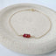 Dainty Garnet Bracelet - Lolabean
