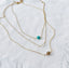 Dainty Gemstone Necklace | 14k Gold Filled Sterling Silver Rose Gold - Lolabean