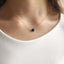 Dainty Black Onyx Gemstone Necklace - Lolabean