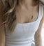 Emerald Long Circle Necklace - Lolabean