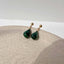 Emerald Stud Earrings - Lolabean
