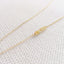 Gold Long Bar Necklace with Citrine - Lolabean