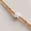 Long Citrine & Pearl Necklace