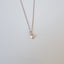 Dainty 14k gold filled heart charm necklace delicate gold pendant